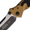 Microtech Socom Elite T/E Linerlock - Tan Handle