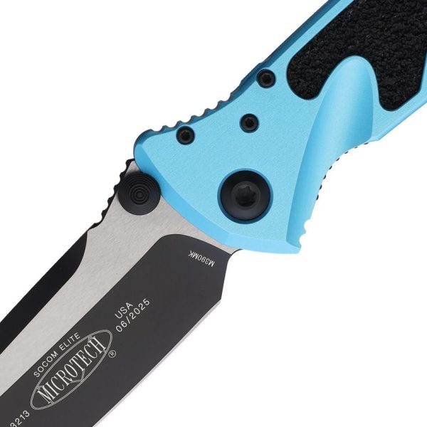 Microtech Socom Elite Tanto Linerlock - Turquoise