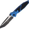 Microtech Socom Elite Partially Serrated - Blue