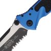 Microtech Socom Elite Partially Serrated - Blue