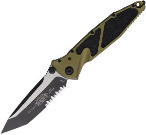 Microtech Socom Elite Serrated Linerlock - OD Green