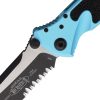 Microtech Socom Elite Tanto Serrated - Turquoise