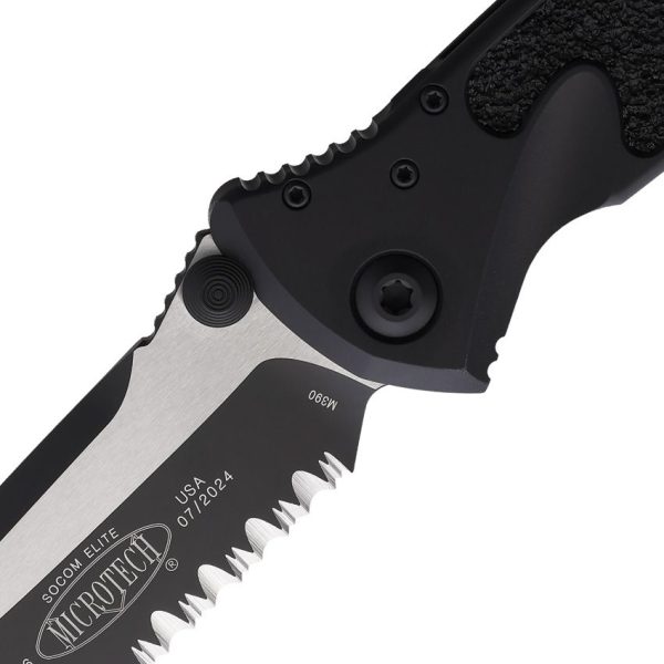 Microtech Socom Elite Tanto Serrated - Black