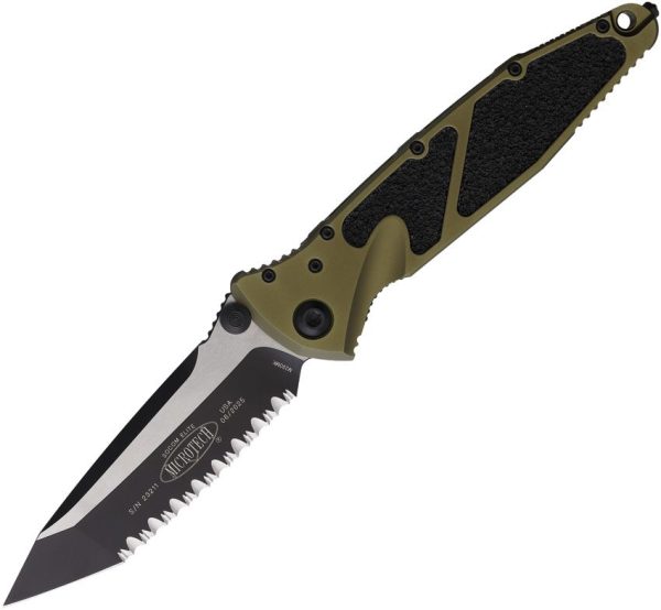 Microtech Socom Elite Tanto Linerlock - OD Green