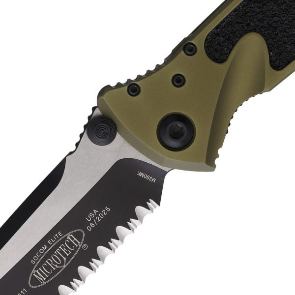 Microtech Socom Elite Tanto Linerlock - OD Green