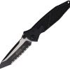 Microtech Socom Elite Tanto Linerlock - Black Aluminum