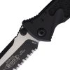 Microtech Socom Elite Tanto Linerlock - Black Aluminum