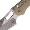 Microtech Stitch S/E Ram-Lok Folding Knife - Tan G10