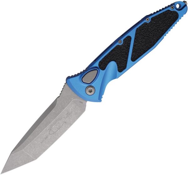 Microtech Socom Elite Auto Buttonlock Blue