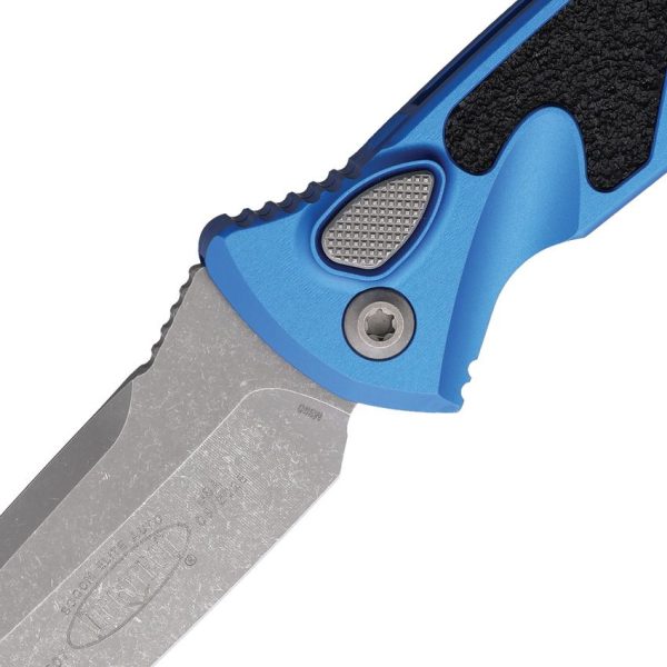 Microtech Socom Elite Auto Buttonlock Blue