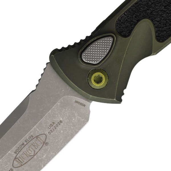 Microtech Socom Elite Auto Distressed Grenade