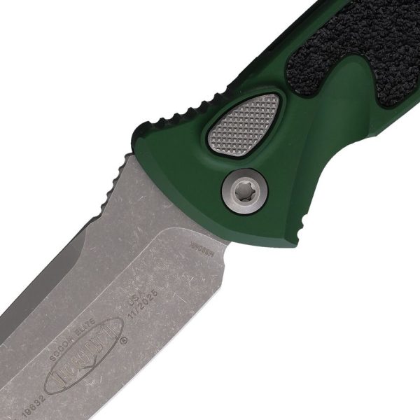 Microtech Socom Elite Auto Buttonlock Emerald