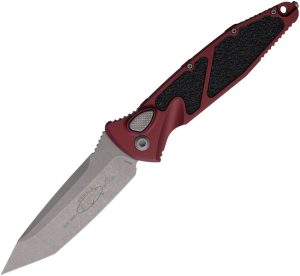 Microtech Socom Elite Auto Buttonlock Merlot