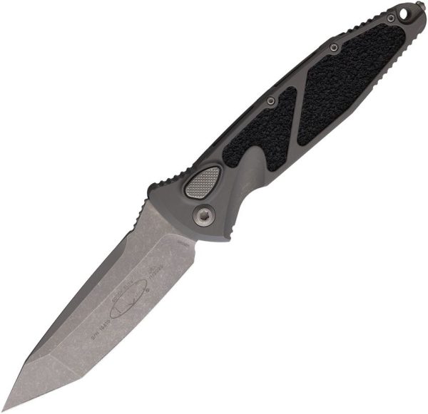 Microtech Auto Socom Elite M390MK Tanto - Gray Aluminum
