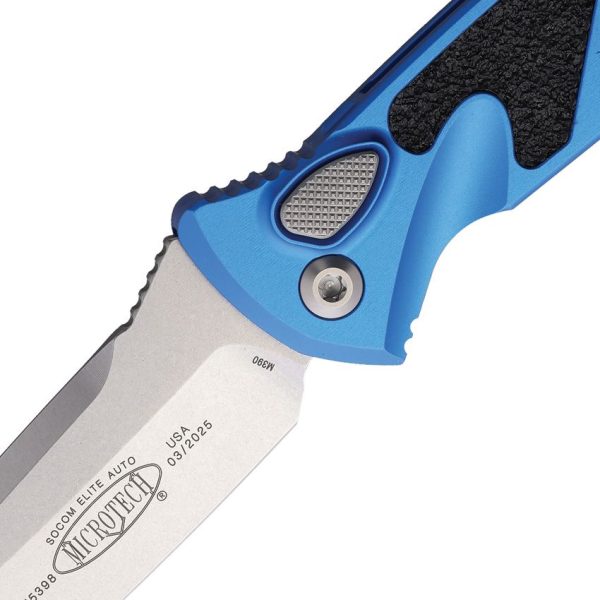 Microtech Auto Socom Elite M390MK Tanto - Blue