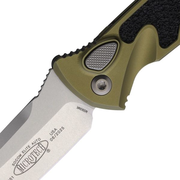 Microtech Auto Socom Elite M390MK Tanto - Stonewash OD