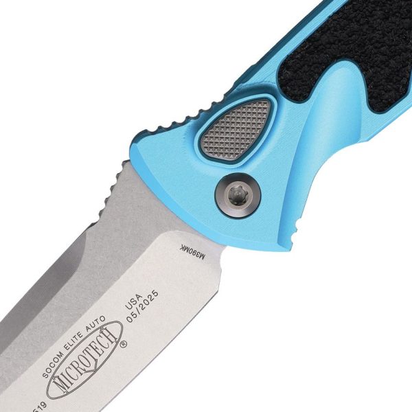 Microtech Socom Elite Buttonlock Auto - Turquoise M390