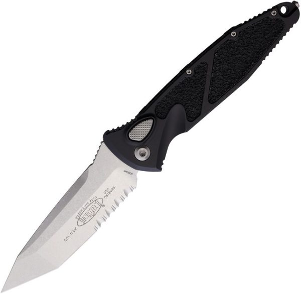Microtech Socom Elite Auto - Black Serrated M390MK