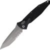 Microtech Socom Elite Auto - Black Apocalyptic Serrated