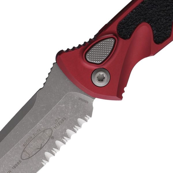 Microtech Socom Elite Auto - Merlot M390MK Apocalyptic