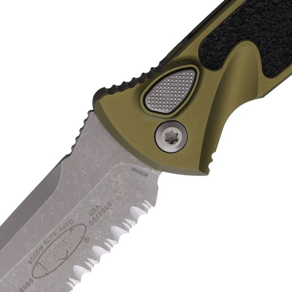 Microtech Socom Elite Auto - OD Green M390MK Apocalyptic
