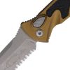 Microtech Socom Elite T/E Auto - Tan Apocalyptic Serrated
