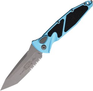Microtech Auto Socom Elite Buttonlock - Turquoise Tanto