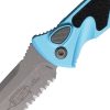 Microtech Auto Socom Elite Buttonlock - Turquoise Tanto