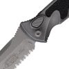 Microtech Auto Socom Elite Buttonlock - Gray Weathered