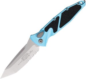 Microtech Auto Socom Elite Buttonlock - Turquoise Steel