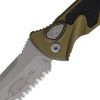 Microtech Auto Socom Elite Buttonlock - OD Serrated