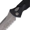 Microtech Auto Socom Elite Buttonlock - Black Apocalyptic