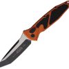 Microtech Auto Socom Elite Buttonlock - Tangerine Two-Tone M390MK