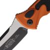 Microtech Auto Socom Elite Buttonlock - Tangerine Two-Tone M390MK