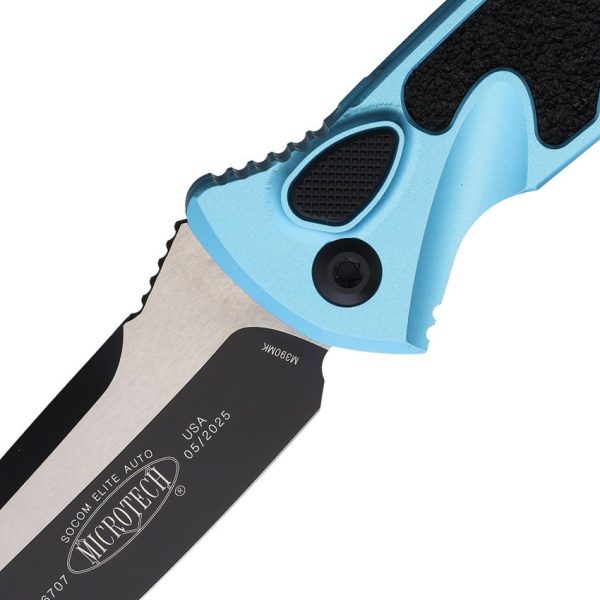 Microtech Auto Socom Elite M390MK Tanto Turquoise