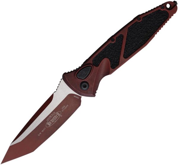 Microtech Auto Socom Elite Tanto Weathered Crimson