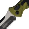 Microtech Auto Socom Elite Serrated OD Green