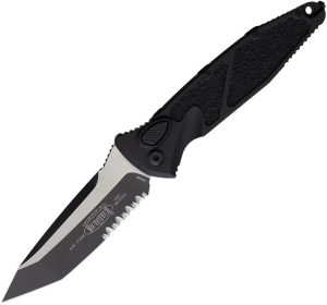 Microtech Auto Socom Elite M390MK Serrated Black