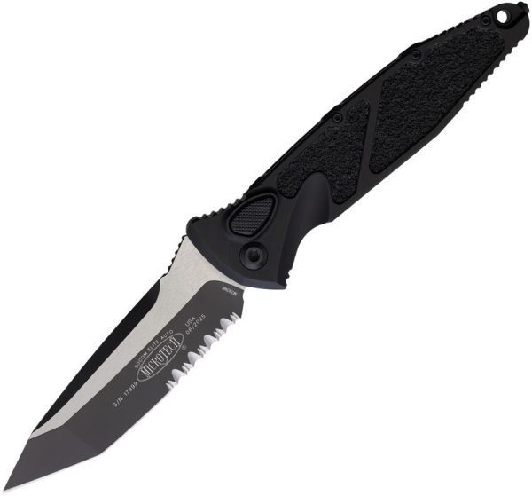 Microtech Auto Socom Elite M390MK Serrated Black