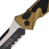 Microtech Auto Socom Elite Tan Aluminum Tanto Blade