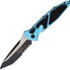 Microtech Auto Socom Elite Turquoise Aluminum Tanto