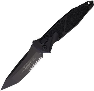 MCT161A2TX4.jpg Microtech Auto Socom Elite Black Aluminum M390MK