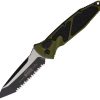 Microtech Auto Socom Elite OD Green Serrated Tanto