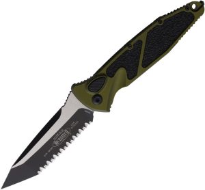 Microtech Auto Socom Elite OD Green Serrated Tanto