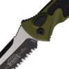 Microtech Auto Socom Elite OD Green Serrated Tanto