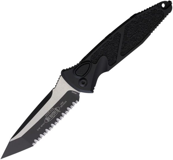 Microtech Auto Socom Elite Black M390MK Serrated