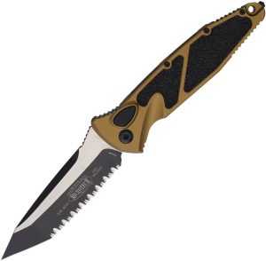 Microtech Auto Socom Elite Tan M390MK Serrated