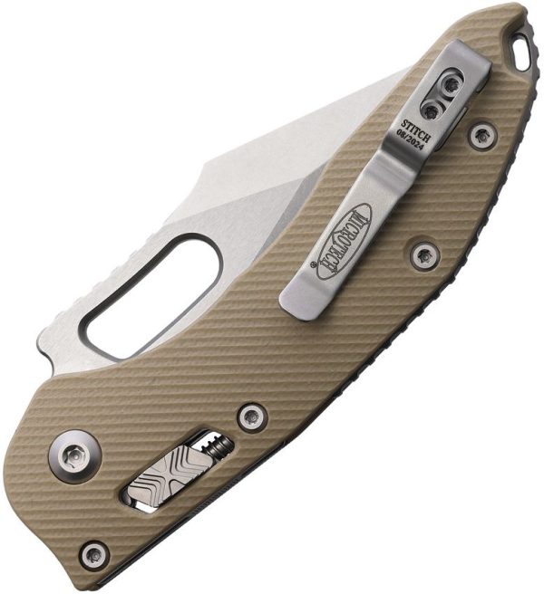 Microtech Stitch S/E Ram Lok Tan G10 M390MK