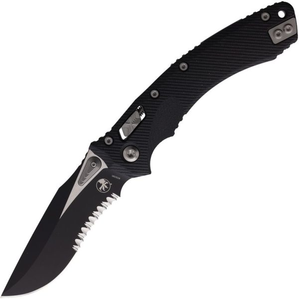 MCT16386.jpg Microtech Amphibian S/E 137RL Ram-Lok Black Serrated