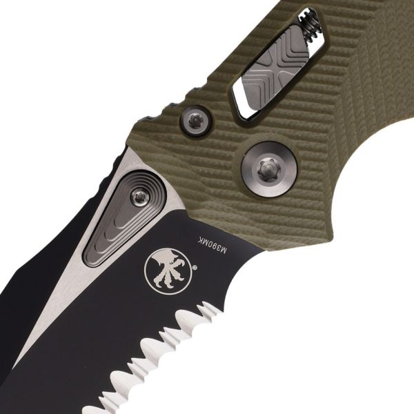 Microtech Amphibian 137RL S/E Ram-Lok OD Green G10